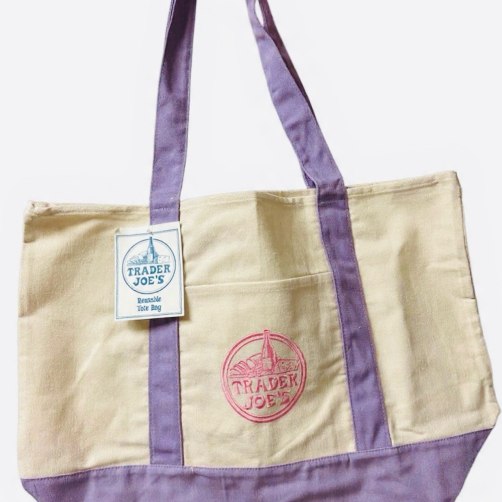 Viral Collectible! Trader Joe’s Purple Tote